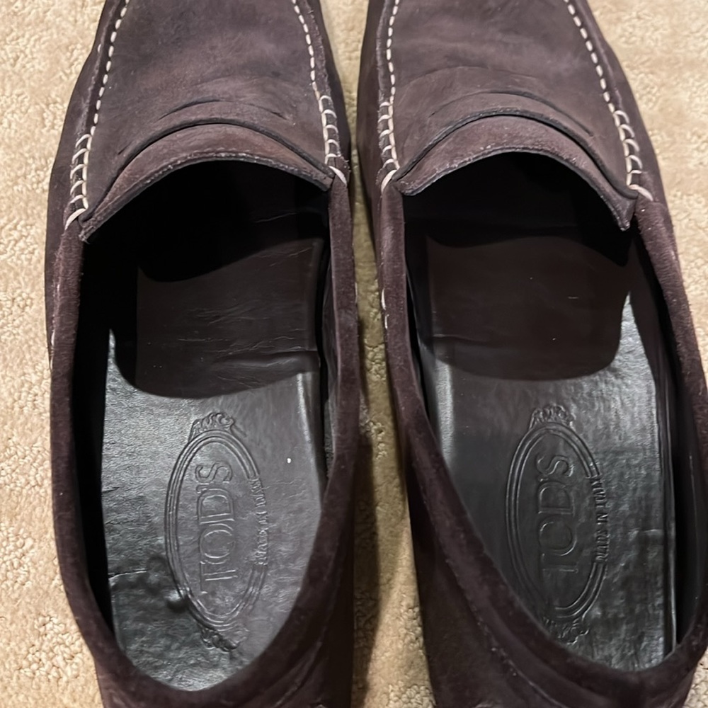 Tod’s men’s loafer. Brown size 11.5. Gently used - Picture 4 of 5